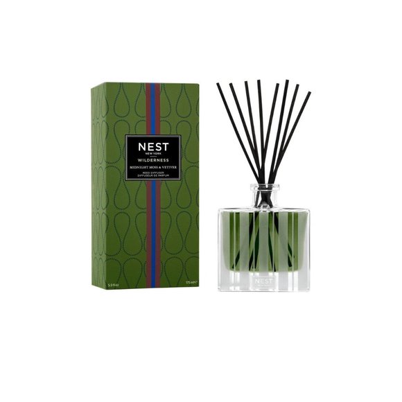 NEST Fragrances Midnight Moss & Vetiver, Reed Diffuser 5.9 fl oz (#1) - Picture 6 of 7